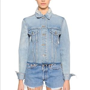 Re/Done Destroyed Denim Jacket